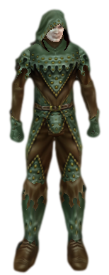 Human wearing Hunting Leather